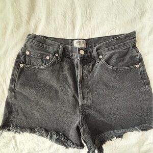 Agolde Women's Gray Jean Shorts